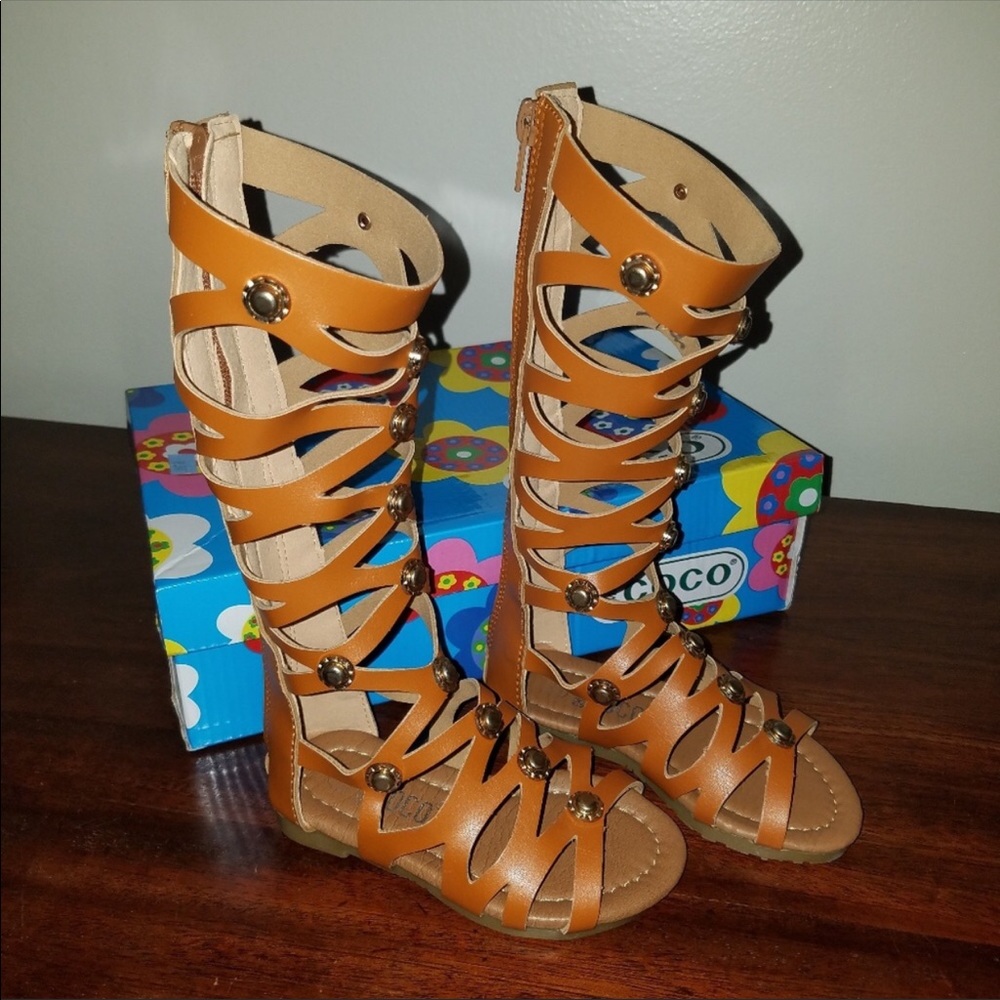 Toddler girls the gladiator sandals ❤️